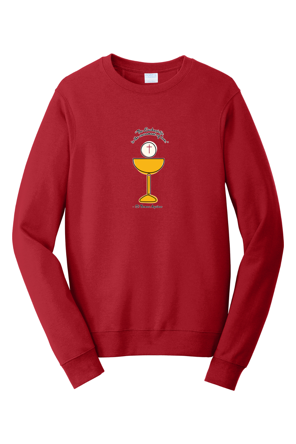 The Sacrament of Love - St. Thomas Aquinas - Crewneck Sweatshirt