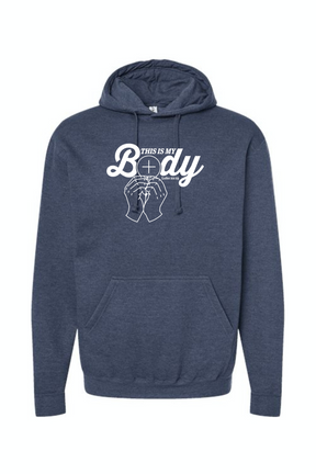 This is My Body, Consecration - Luke 22:19 Hoodie Sweatshirt