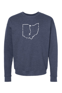 Ohio Catholic Rosary Crewneck Sweatshirt