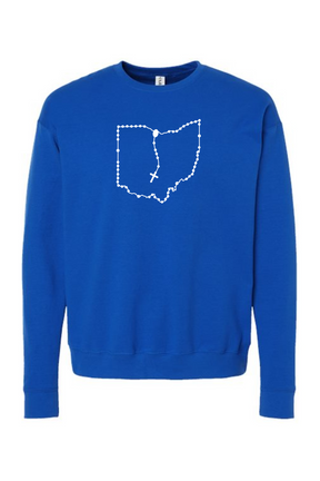 Ohio Catholic Rosary Crewneck Sweatshirt