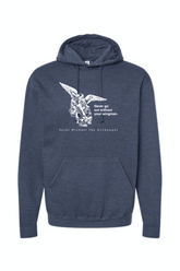 Never Go Without Your Wingman - St. Michael the Archangel Hoodie Sweatshirt