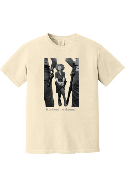 Fresh Out the Slammer - Dorothy Day Adult T-Shirt - Comfort Colors