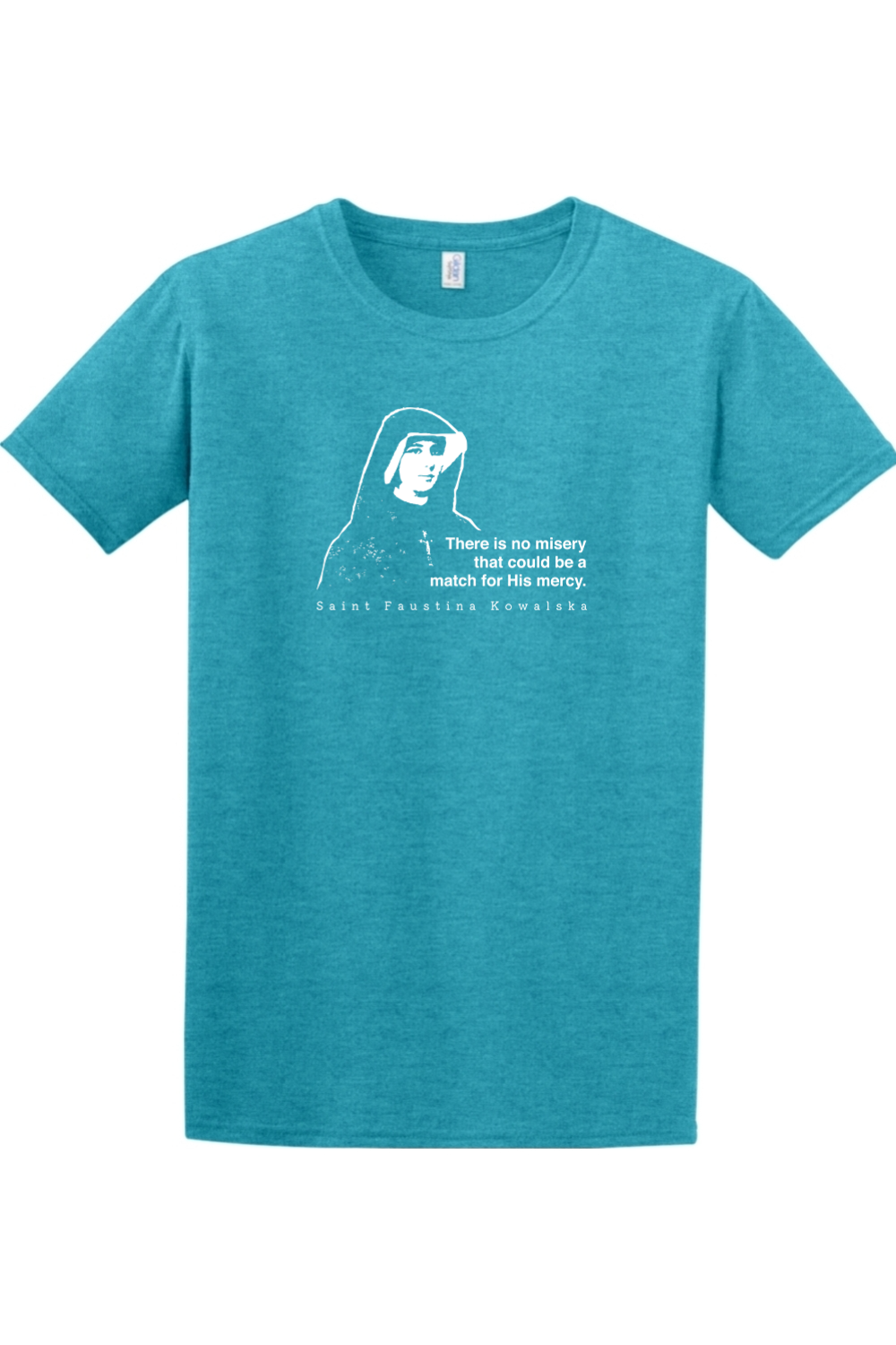 Mercy Message - St. Faustina Kowalska Adult T-shirt