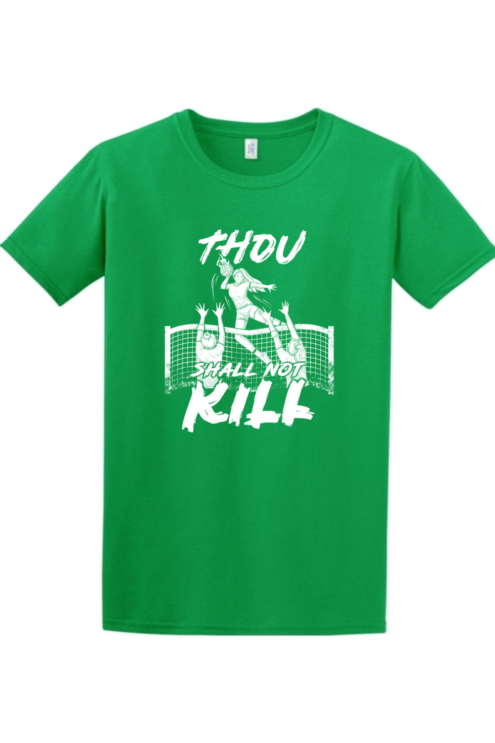 Thou Shall Not Kill - Catholic Volleyball Adult T-Shirt