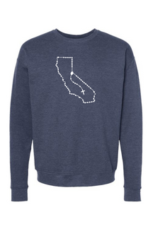 California Catholic Rosary Crewneck Sweatshirt