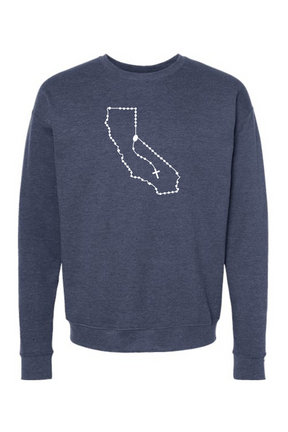 California Catholic Rosary Crewneck Sweatshirt