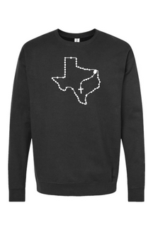 Texas Catholic Rosary Crewneck Sweatshirt