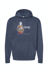 Holiness Takes Courage - St. Kateri Tekakwitha Hoodie Sweatshirt