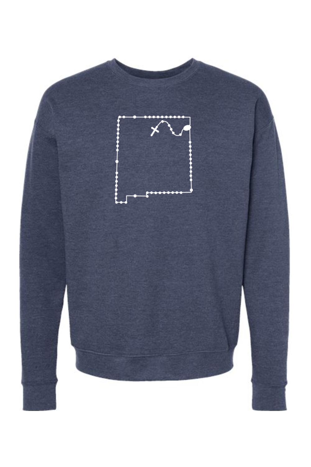 New Mexico Catholic Rosary Crewneck Sweatshirt