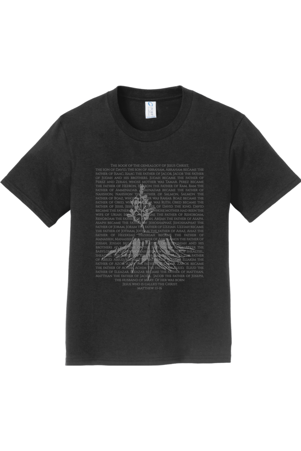 Genealogy of Jesus - Youth T-Shirt