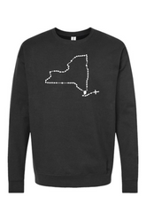 New York Catholic Rosary Crewneck Sweatshirt