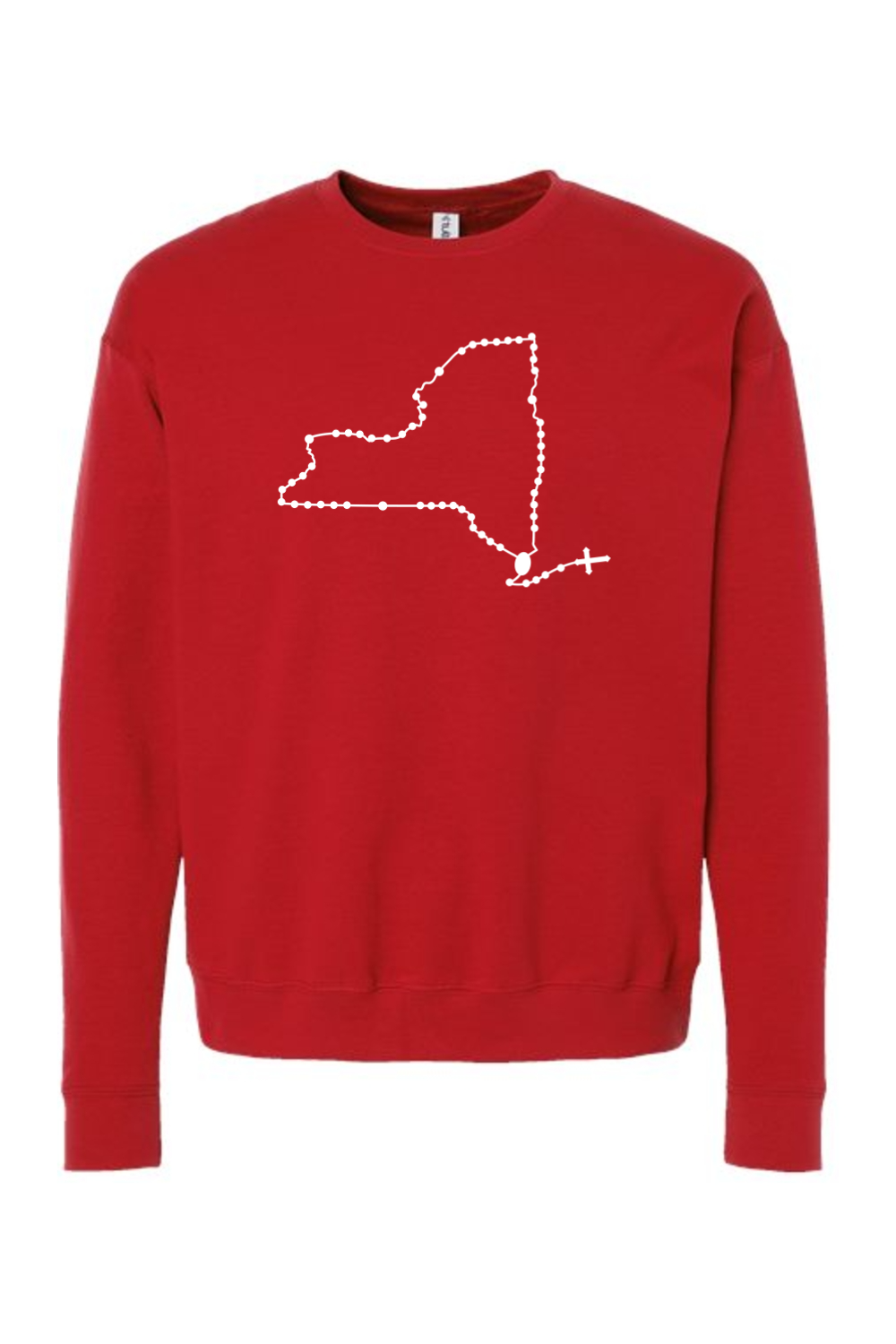 New York Catholic Rosary Crewneck Sweatshirt