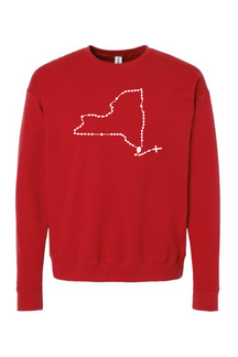 New York Catholic Rosary Crewneck Sweatshirt