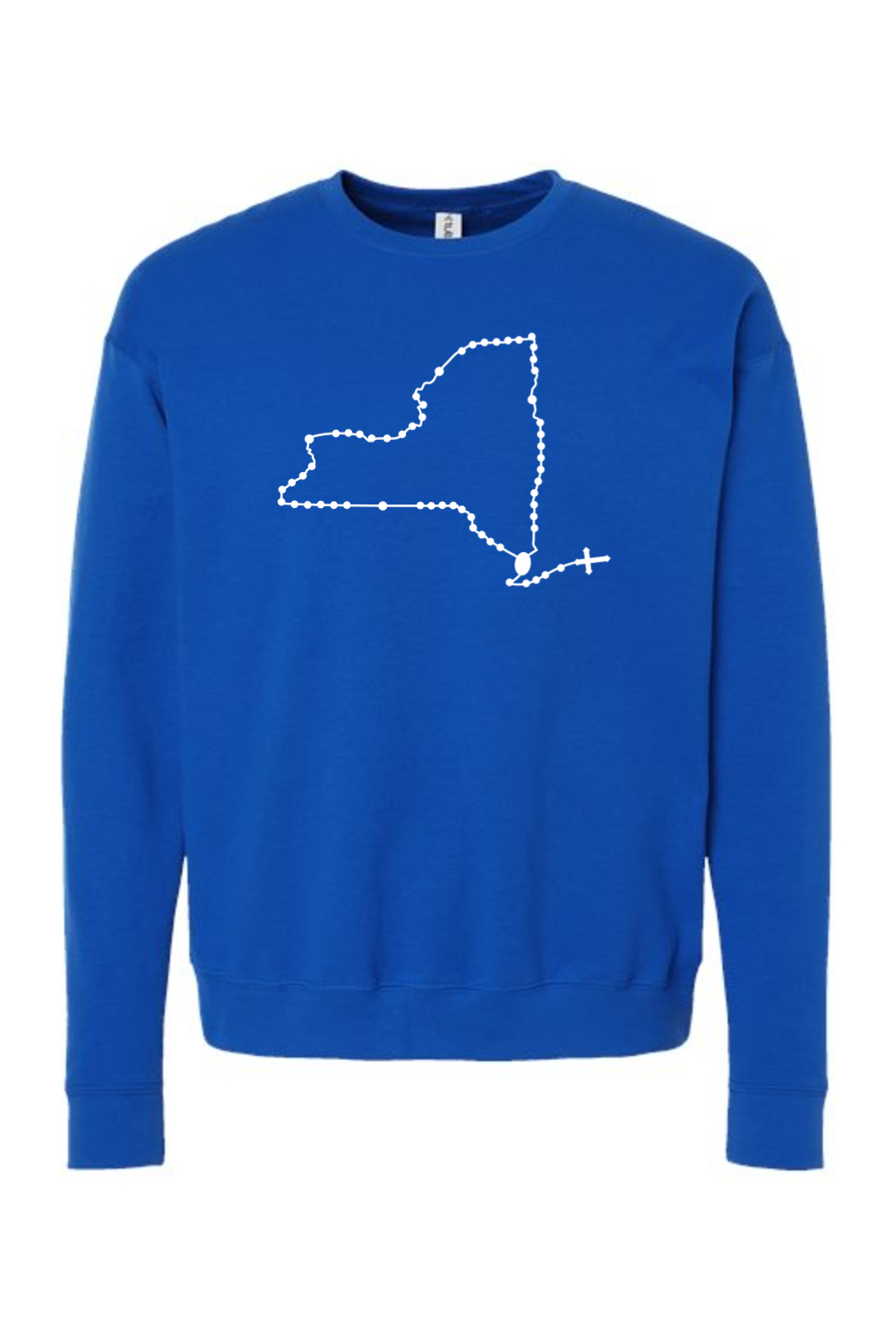 New York Catholic Rosary Crewneck Sweatshirt