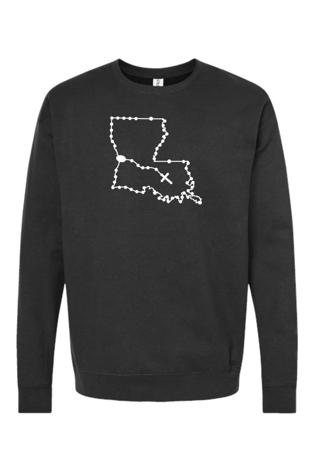 Louisiana Catholic Rosary Crewneck Sweatshirt