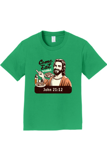 Come Eat Breakfast - John 21:12 - Youth T-Shirt