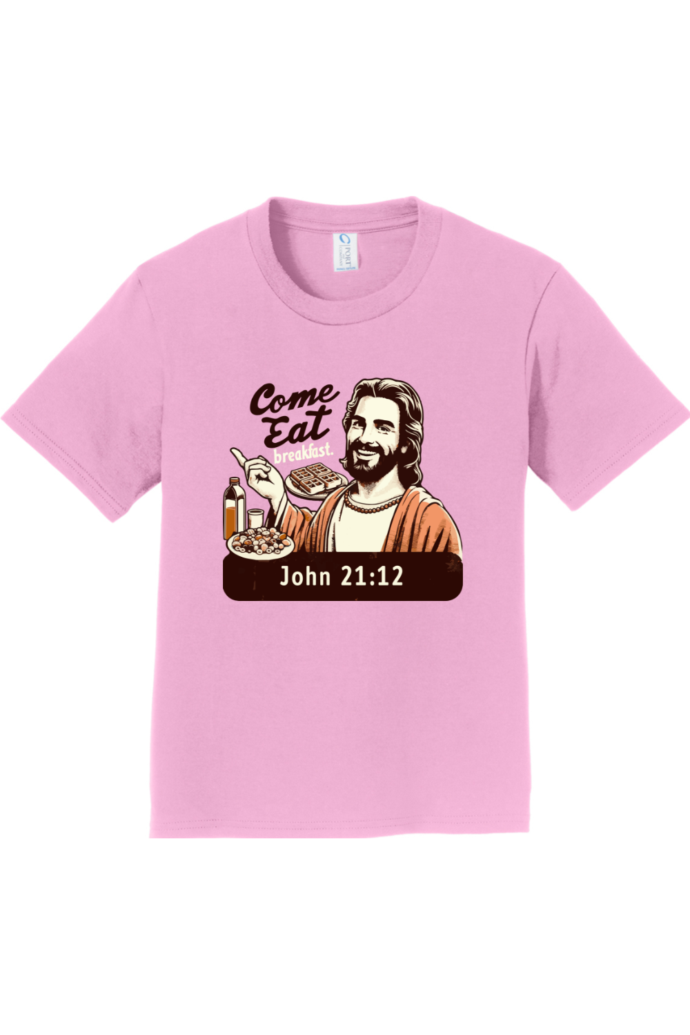 Come Eat Breakfast - John 21:12 - Youth T-Shirt