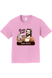 Come Eat Breakfast - John 21:12 - Youth T-Shirt