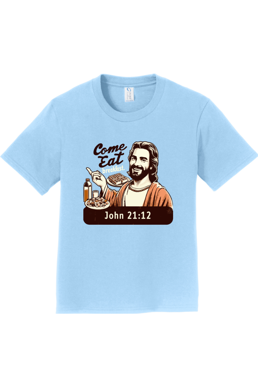 Come Eat Breakfast - John 21:12 - Youth T-Shirt