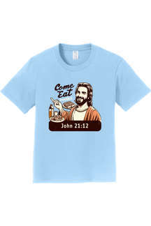 Come Eat Breakfast - John 21:12 - Youth T-Shirt