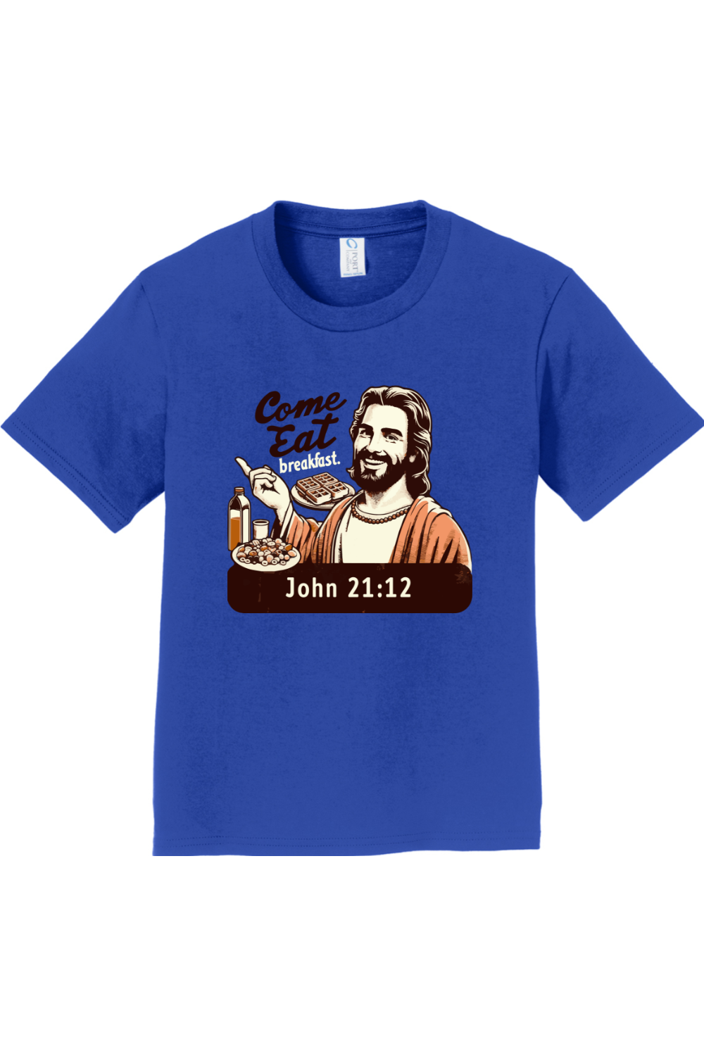Come Eat Breakfast - John 21:12 - Youth T-Shirt