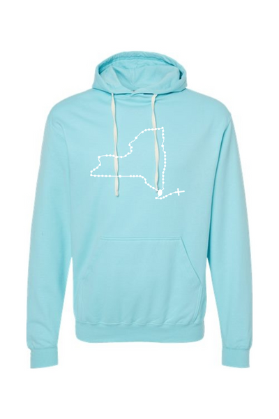 New York Catholic Rosary Hoodie Sweatshirt