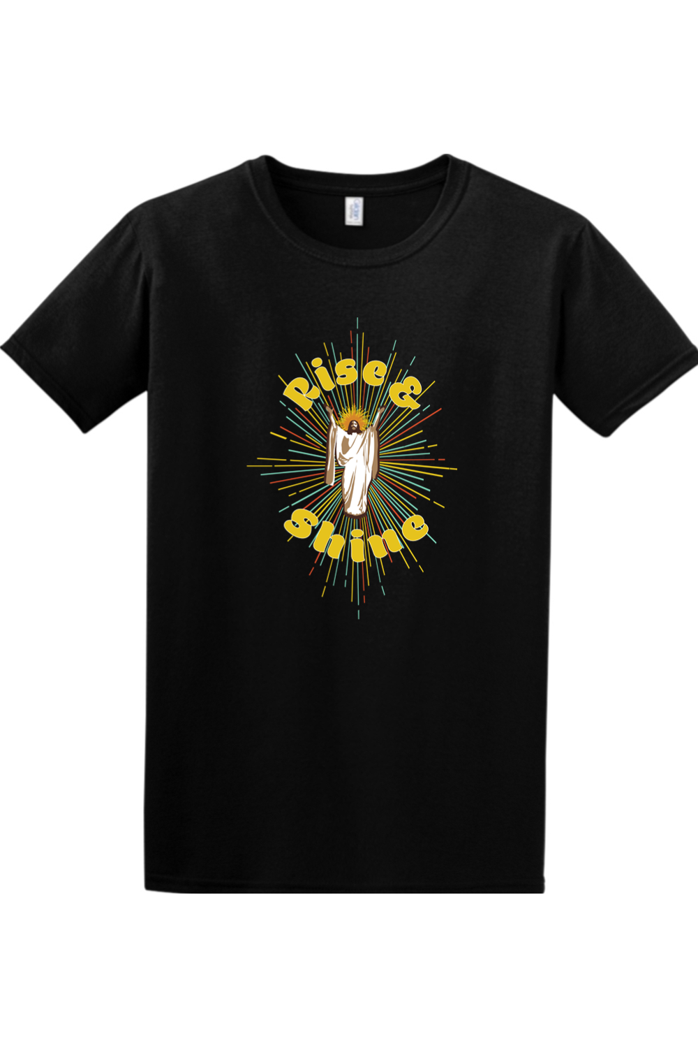 Rise & Shine - Resurrection Jesus Adult T-Shirt | Sock
