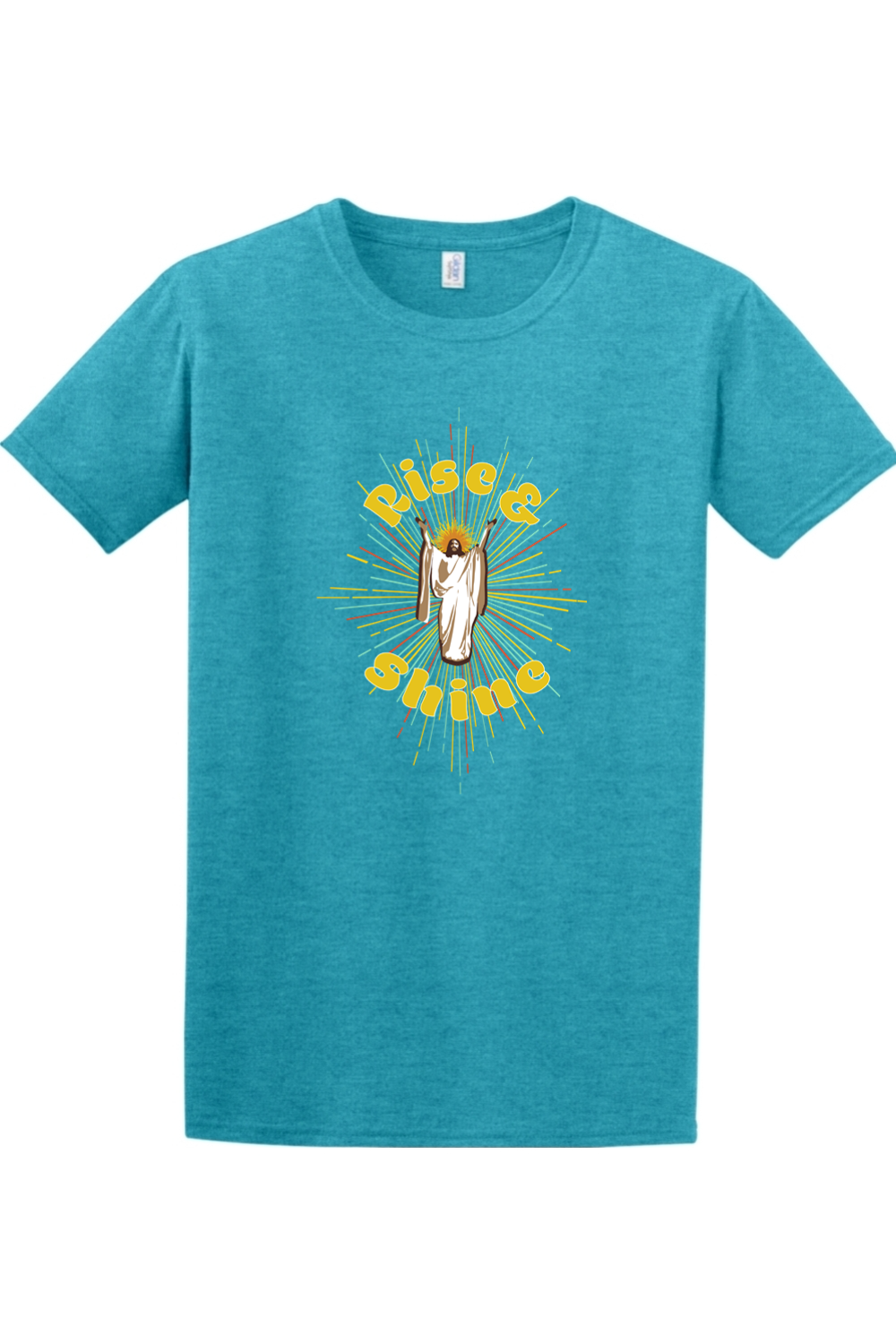 Rise & Shine - Resurrection Jesus Adult T-Shirt | Sock