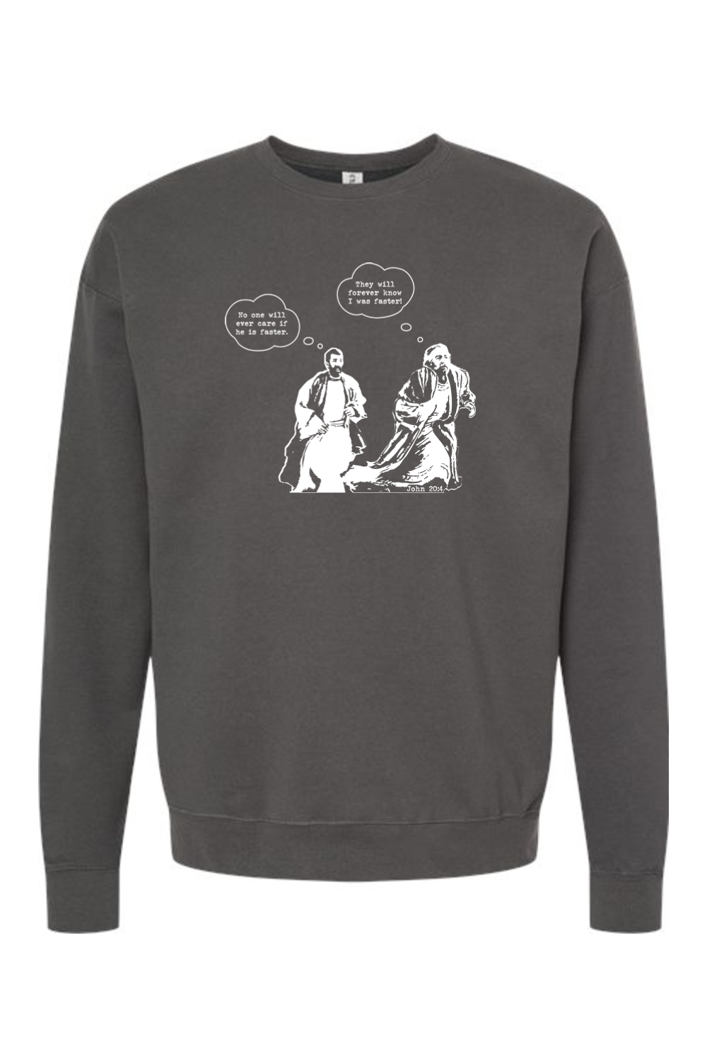 John Runs John 20:4 - Crewneck Sweatshirt