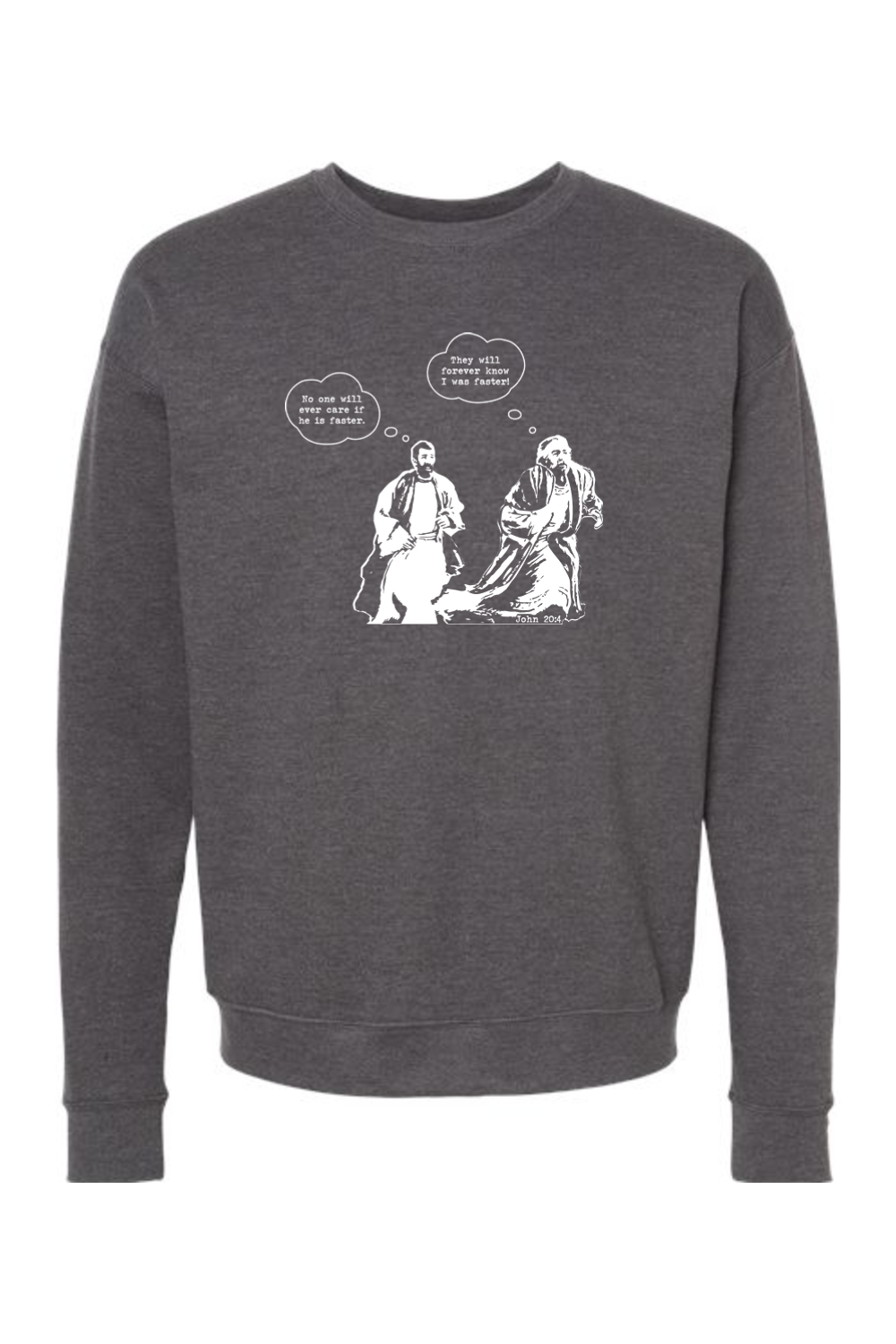 John Runs John 20:4 - Crewneck Sweatshirt