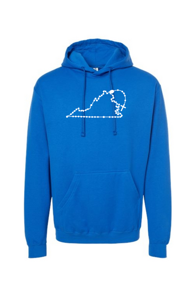 Virginia Catholic Rosary Hoodie Sweatshirt