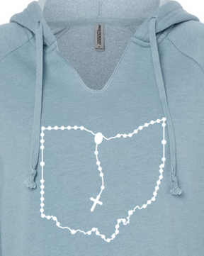 Ohio Catholic Rosary Drop Hoodie