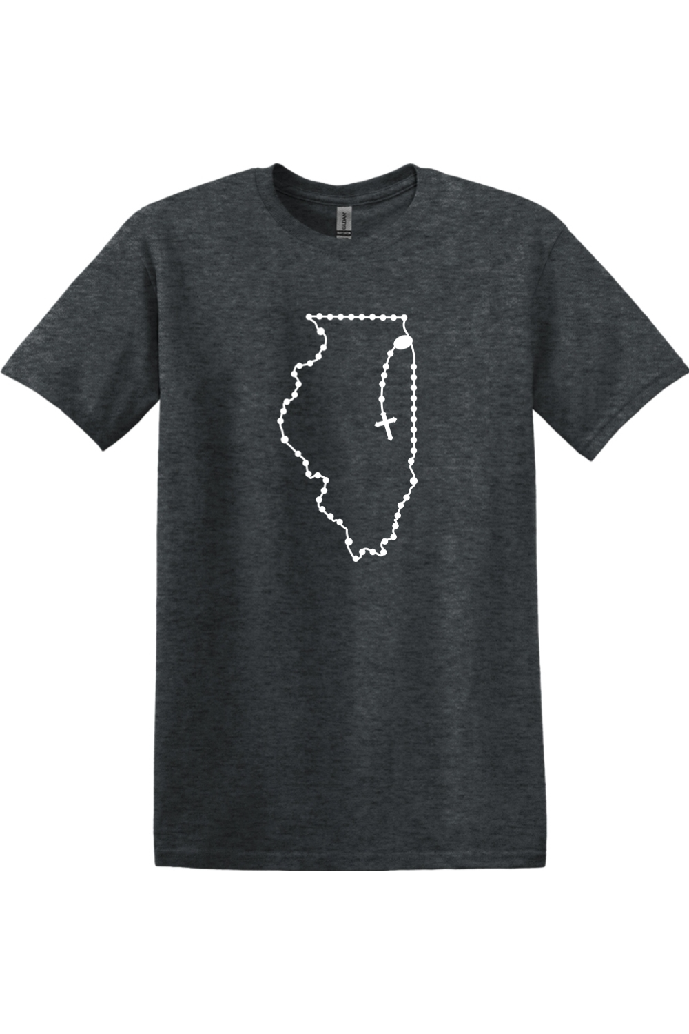 Illinois Catholic Rosary Adult T-shirt