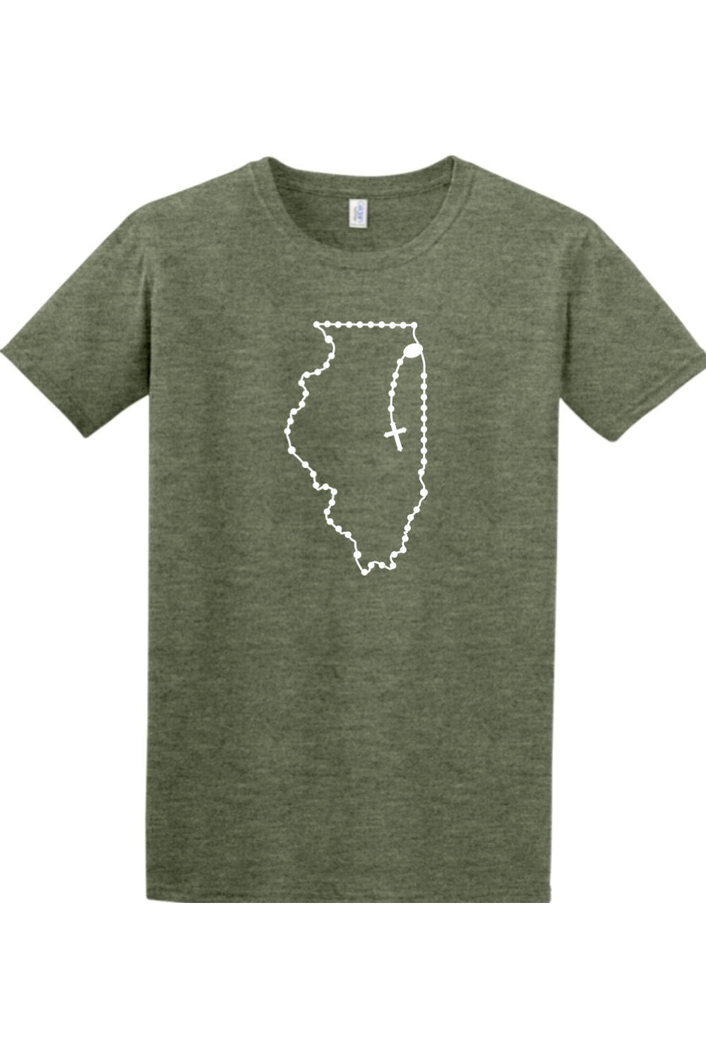 Illinois Catholic Rosary Adult T-shirt