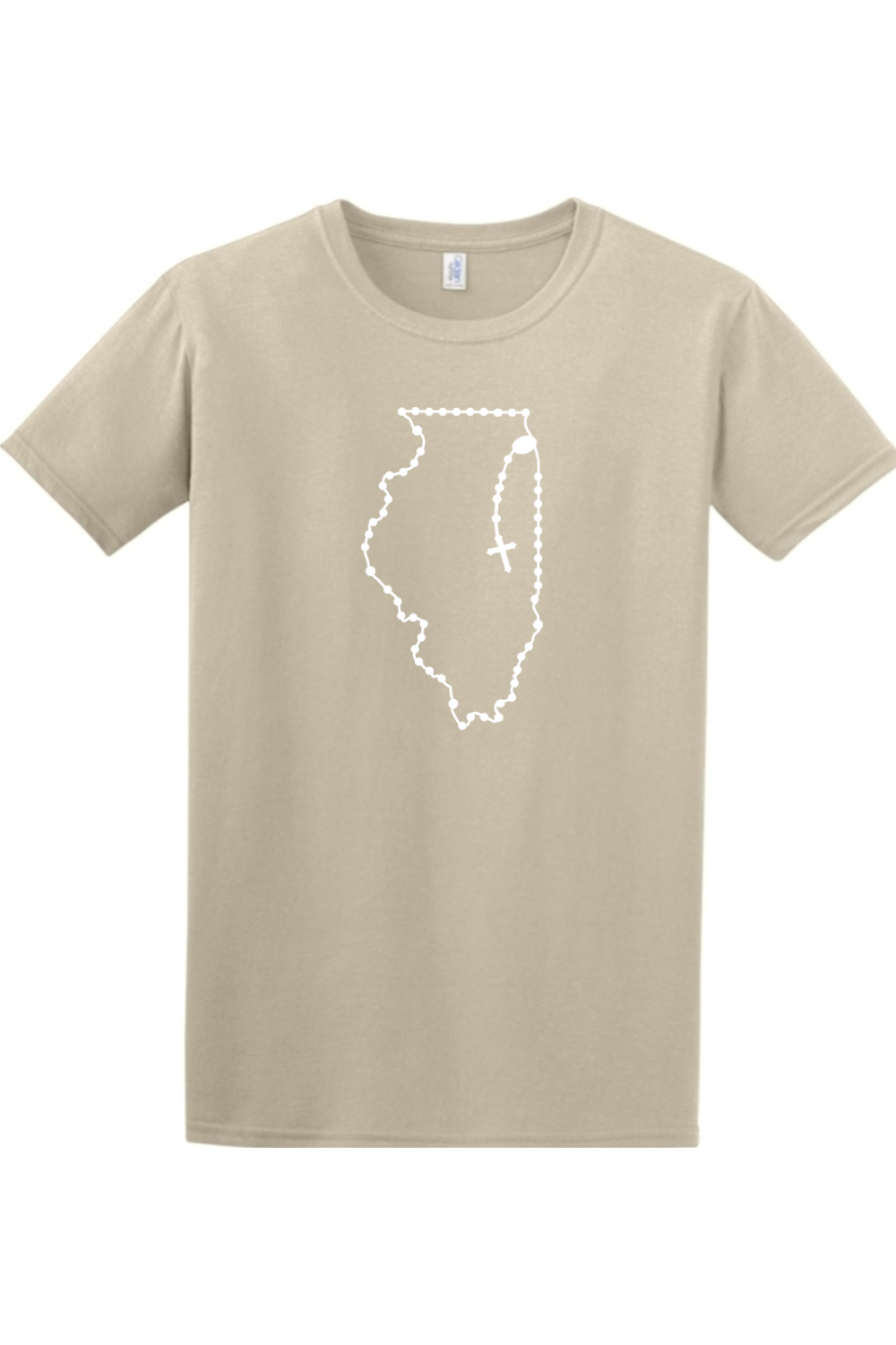 Illinois Catholic Rosary Adult T-shirt