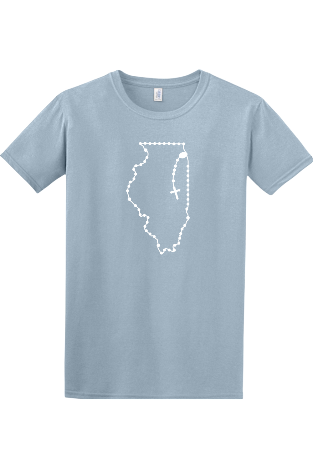 Illinois Catholic Rosary Adult T-shirt