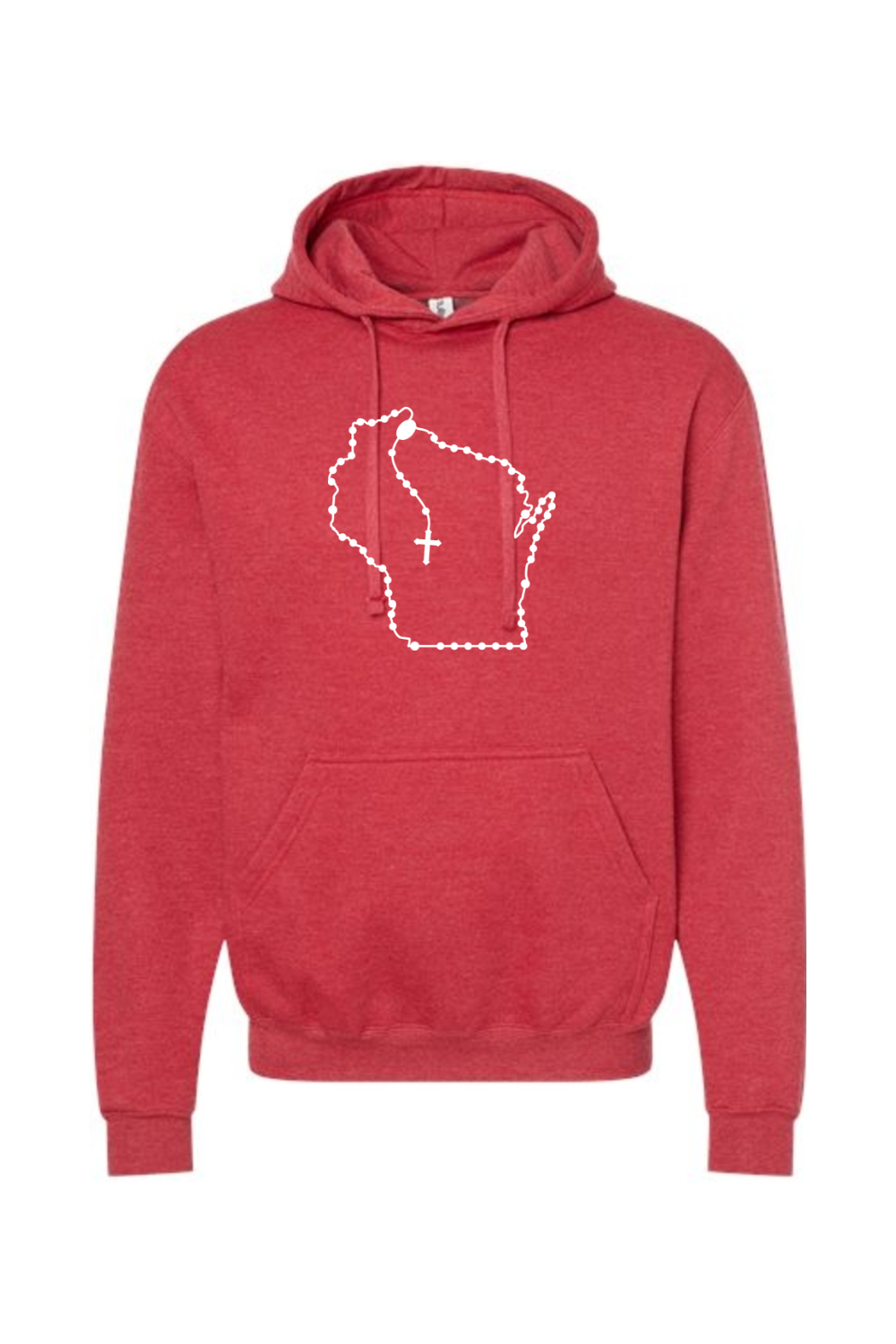 Wisconsin Catholic Rosary Hoodie Sweatshirt