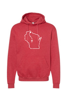 Wisconsin Catholic Rosary Hoodie Sweatshirt