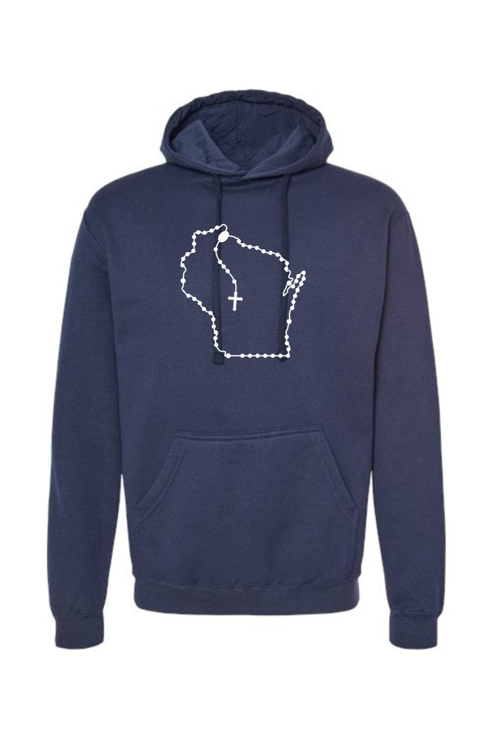 Wisconsin Catholic Rosary Hoodie Sweatshirt