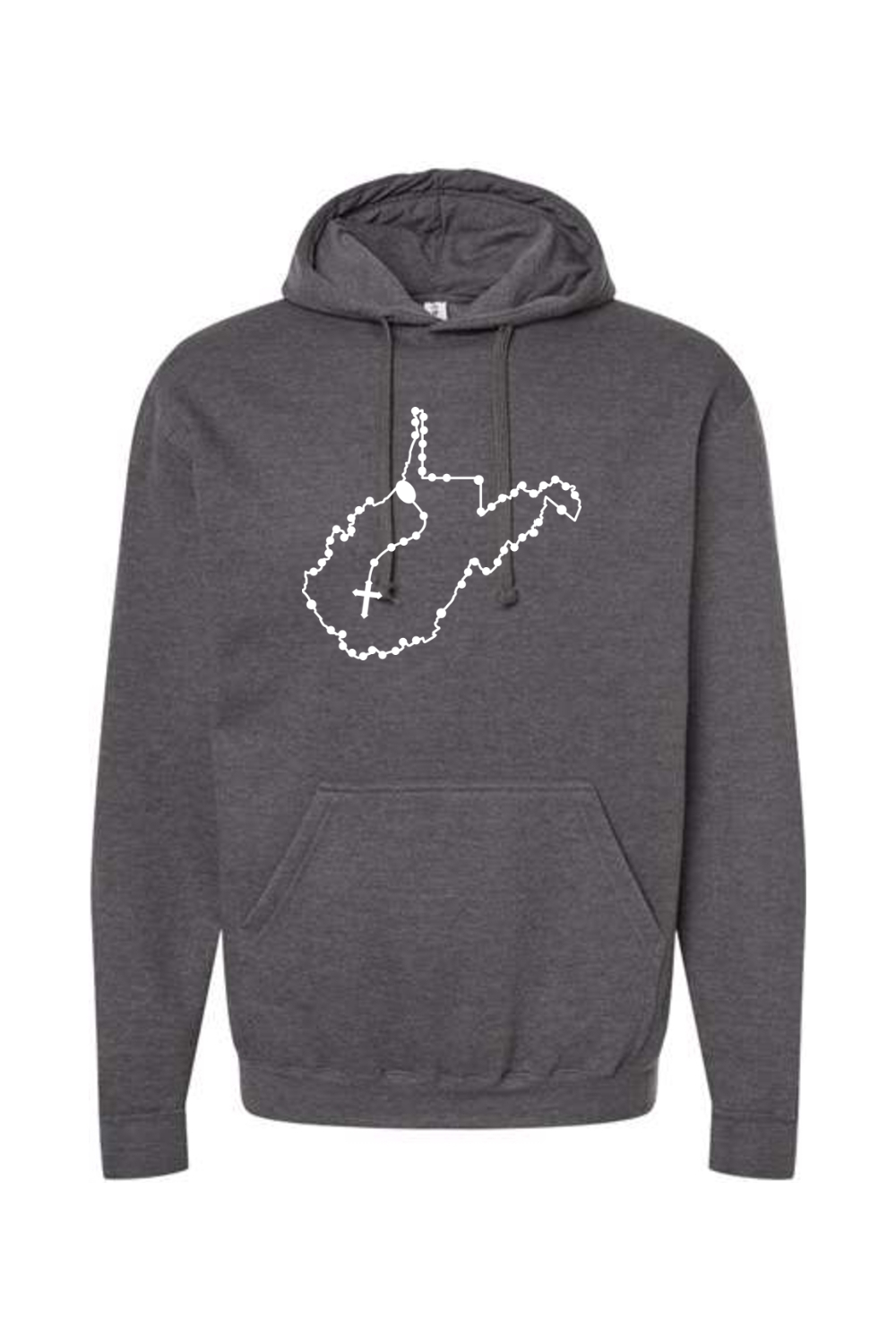 West Virginia Catholic Rosary Hoodie Sweatshirt