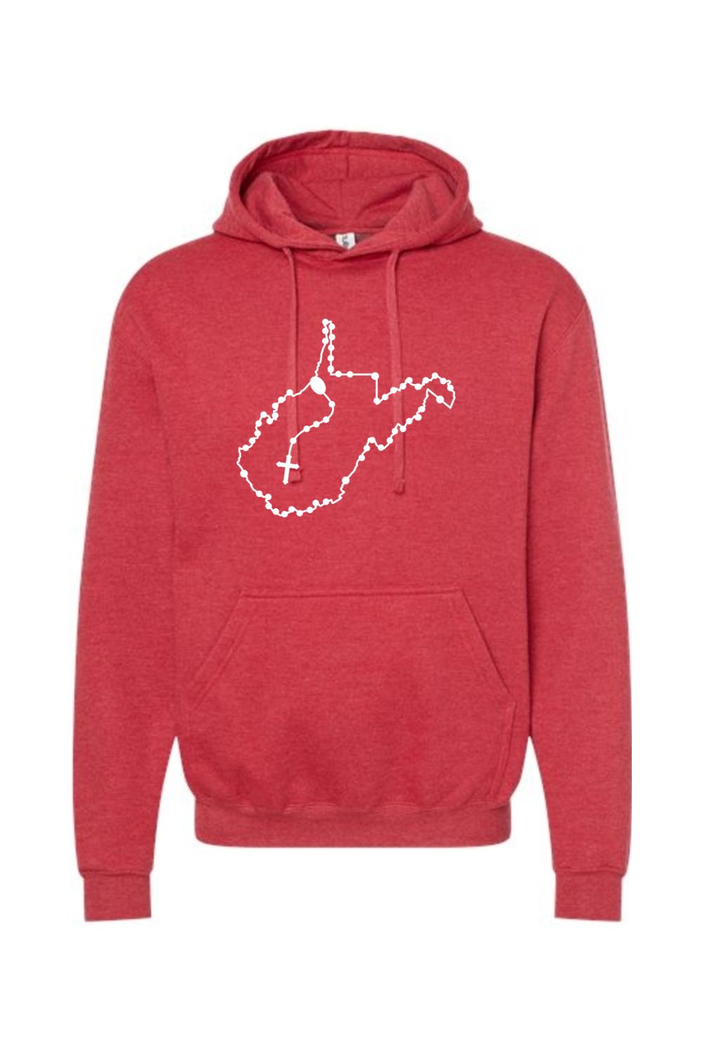 West Virginia Catholic Rosary Hoodie Sweatshirt