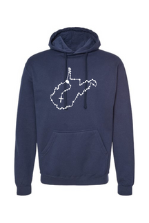 West Virginia Catholic Rosary Hoodie Sweatshirt