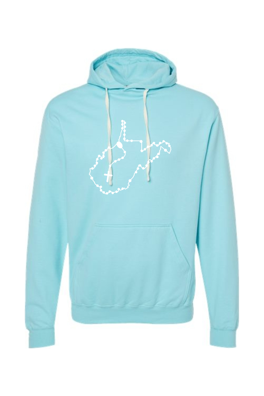 West Virginia Catholic Rosary Hoodie Sweatshirt