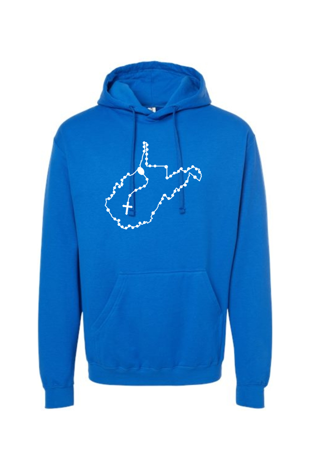 West Virginia Catholic Rosary Hoodie Sweatshirt