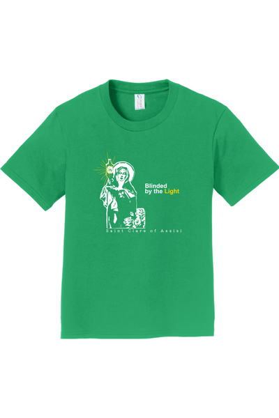 Blinded By The Light - St. Clare of Assisi - Youth T-Shirt