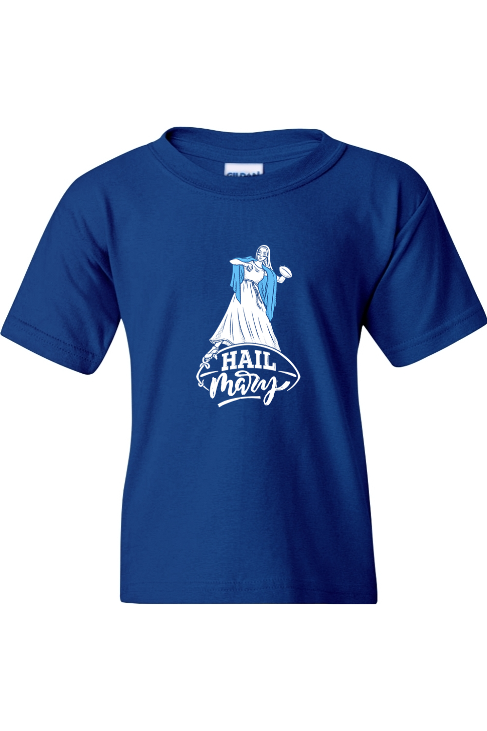 Hail Mary - Catholic Football Youth T-shirt