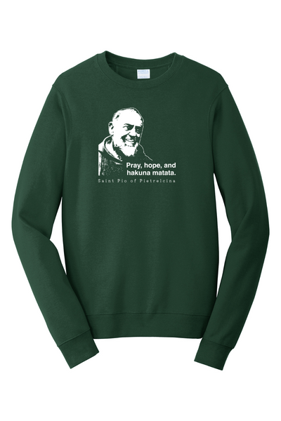 Hakuna Matata - St. Padre Pio - Crewneck Sweatshirt