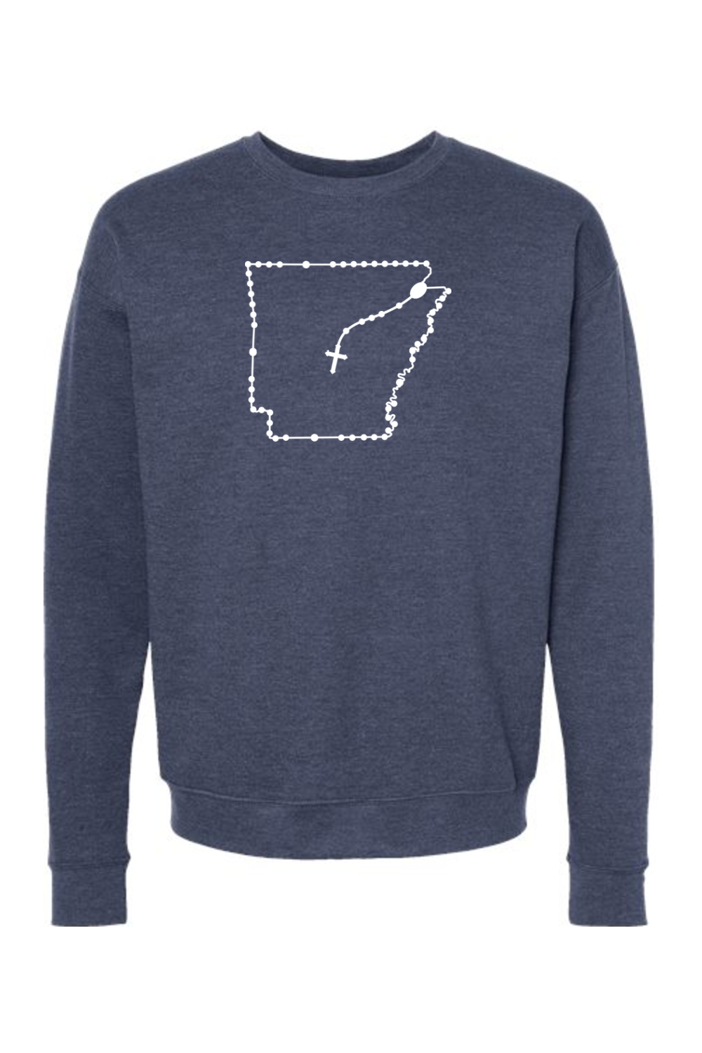 Arkansas Catholic Rosary Crewneck Sweatshirt