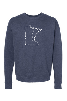 Minnesota Catholic Rosary Crewneck Sweatshirt