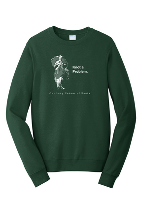 Knot a Problem - Our Lady Undoer of Knots - Crewneck Sweatshirt